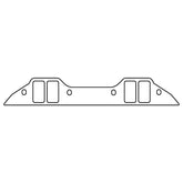 Cometic Chrysler BB B/RB V8 .060in Fiber Intake Mani Gskt Set-2.260in x 1.210in Rectangular Ports