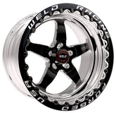 عجلة Weld S71 مقاس 17x11 / 5x4.75 BP / 7.7 بوصة BS سوداء (وسادة عالية) - قفل حبة واحدة أسود MT