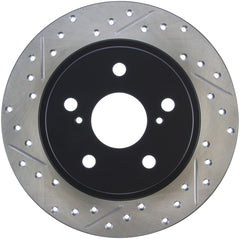 StopTech SportStop 10-13 Scion tC Slotted & Drilled Right Rear Rotor