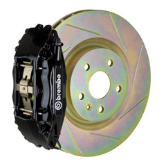 بريمبو 02-07 Impreza/WRX/08-14 WRX GT أمامي BBK 4 مكابس مصبوبة 326 × 30 قطعة واحدة دوار مشقوق نوع 1-أسود