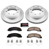 Power Stop 00-05 Ford Excursion Front Z17 Evolution Geomet Coated Brake Kit