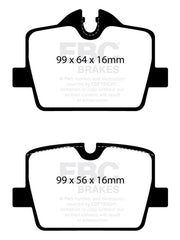 EBC 2019+ BMW Z4 G29 2.0T Bluestuff Rear Brake Pads