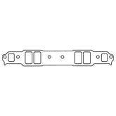 Cometic Chevy Gen1 Small Block V8 .094in Fiber Intake Mani Gskt Set-1.240in x 2.100in Rectangle Port