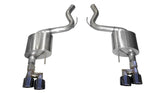 كورسا 18-19 فورد موستانج 5.0 لتر V8 3 بوصة Sport Axle Back Dual Rear Exit مع 4 بوصة Black PVD Pro-Series Tips