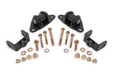 BMR 14-19 Chevrolet Corvette Motor Mount Kit - Black Hammertone