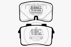 EBC 90-92 Audi V8 3.6 (UFO Rotors) Redstuff Front Brake Pads