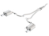 أنبوب Borla Atak Cat Back 15-17 Ford Mustang 2.3L EcoBoost MT/AT 2.25 بوصة وطرف 4 بوصات