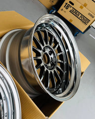 SSR Professor TF1 19x11.5 +05 SL 5/114.3 Super Black Coat(SBC) Wheel (SPECIAL ORDER-NO CANCELLATION)