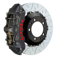 بريمبو 03-06 G35 سيدان/03-08 350Z Fr GTS BBK 6 Pist Cast 380x32 2pc Rotor Sloted Type3-Black HA