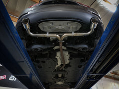 عادم خلفي للمحور من نوع aFe Takeda مقاس 2-1/2 بوصة مصنوع من مادة 304 SS مع طرف أسود لسيارة Mazda 3 L4 سعة 2.0 لتر/2.5 لتر موديلات 2014-2018