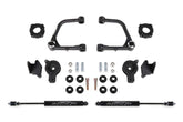 Fabtech 2022 Tundra 4WD 3in UCA Kit w/Uniballs & Fr Shk Spcrs & Rr Air Bag Spcrs & Rr Stealth Shock
