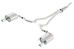 أنبوب Borla Atak Cat Back 15-17 Ford Mustang 2.3L EcoBoost MT/AT 2.25 بوصة وطرف 4 بوصات