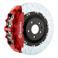 بريمبو 02-05 سلسلة 7 (حتى 3/5 إنتاج) Fr GT BBK 8Pis Cast 380x34 2pc Rotor Slotted Type3-Red