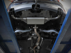aFe Takeda 17-21 Mazda CX-5 2.5L (t) 2.5in. نظام عادم خلفي من الفولاذ المقاوم للصدأ مع أطراف مصقولة