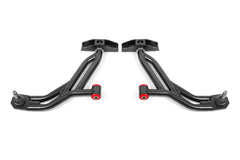 BMR 10-14 Ford Mustang غير قابل للتعديل، ذراع A سفلي من Delrin/قضيب بمفصل كروي بطول 19 مم - لون أسود Hammertone