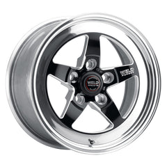 عجلة Weld S71 مقاس 15x8.33 / 5x4.5 BP / 3.5 بوصة BS سوداء (وسادة منخفضة) - غير قابلة للقفل
