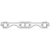 Cometic Chevy Gen1 Small Block V8 .043in Copper Exhaust Mani Gskt Set-1.550in x 1.450in Square Ports