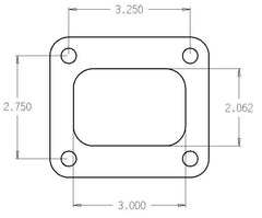 حشية عادم Cometic Turbo FLG T4 Garrett Exh Inlet مقاس 0.010 بوصة