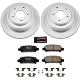 Power Stop 98-03 Subaru Forester Rear Z17 Evolution Geomet Coated Brake Kit