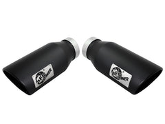 aFe Diesel Exhaust Tip Bolt On Black 4in Inlet x 6in Outlet x 15in