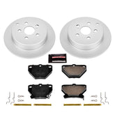 Power Stop 03-06 Pontiac Vibe Rear Z17 Evolution Geomet Coated Brake Kit