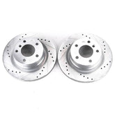 Power Stop 08-13 BMW 128i Rear Evolution Drilled & Slotted Rotors - Pair