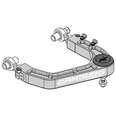 كامبورج تويوتا تندرا 2WD/4WD 07-21 KINETIK V2 Performance Billet Uniball Upper Arms (ذهبي)