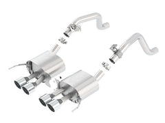Borla 2014 Chevy Corvette C7 w/ AFM w/o NPP Atak Rear Section Exhaust Quad Rd Rl IC Tips