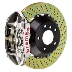 فرامل Brembo 12-15 335i/335i xDrive Exc MSport Rr GTR BBK 4Pis Billet 345x28 2pc Rtr Drill-Nickel
