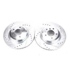Power Stop 2006 BMW 330i Rear Evolution Drilled & Slotted Rotors - Pair