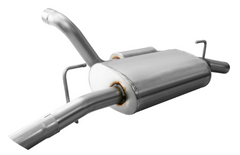 عادم خلفي مزدوج بقطر 2.5 بوصة لسيارة جيب رانجلر JL Corsa 18+ مع مخرج للأسفل