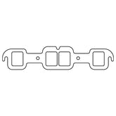 Cometic Oldsmobile 400/425/455 .094in HTG Exhaust Gasket Set - 1.920in x 1.550in Rectangular Ports