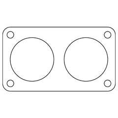Cometic Ford 5.0/5.8/7.0/7.5L .020in Fiber Truck Throttle Body Gasket - 1985-1997