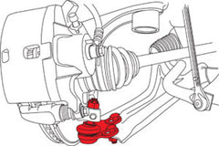 وصلة كروية سفلية أمامية قابلة للتعديل من SPC Performance 2016+ Honda Civic (+1.0 درجة) (لا تناسب النوع R)