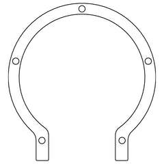 Cometic Ford 59A Flathead V8 .015in Fiber Timing Cover Gasket