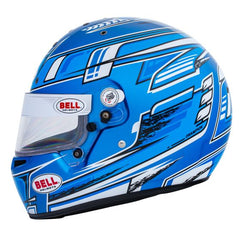 BELL KC7 CMR Champion Blue Kart Helmet - CMR Approved