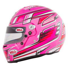 BELL KC7 CMR Champion Pink Kart Helmet - CMR Approved