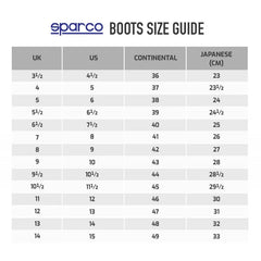 Sparco Shoe Chrono 46 Blk/Red