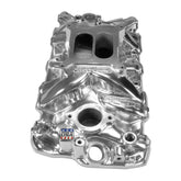 Edelbrock Chevy SB Performer EPS Manifold w/ Oil Fill Tube - Polished Finish