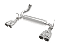 aFe Vulcan Series 2.5in 304 SS Axle-Back Exhaust Polished 07-18 Jeep Wrangler (JK) V6-3.6/3.8L