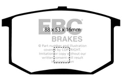 EBC 75-80 Lotus Esprit 2.0 Greenstuff Rear Brake Pads