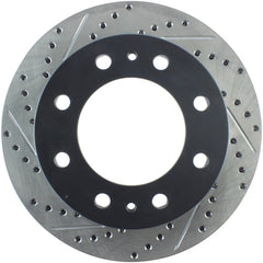 StopTech 01-09 Chevrolet Silverado 2500HD 3500 Front Right Slotted & Drilled Rotor