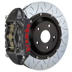 بريمبو 03-06 G35 سيدان/03-08 350Z Rr GTS BBK 4 Pist Cast 345x28 2pc Rotor Slotted Type3-Black HA
