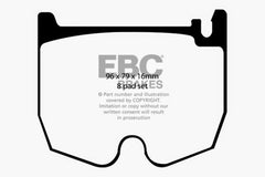 EBC 03-06 Mercedes-Benz CL55 AMG 5.4 Supercharged Redstuff Front Brake Pads