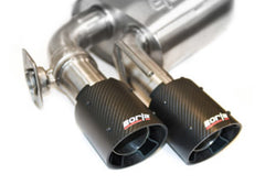 عادم Borla 19 Chevrolet Silverado/GMC Sierra 1500 6.2L SS Touring Catback - أطراف من ألياف الكربون