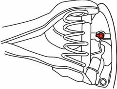 طقم مسامير عمود الحدبات الخلفي SPC Performance 00-10 Ford Focus/04-10 Volvo S40