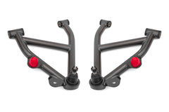 BMR 82-92 GM F-Body A-Arms Lower DOM Non-Adj Delrin Bushings Coilover - Black Hammertone