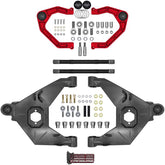 Camburg 21-25 Ford Bronco Trail Series L/T Kit w/ Axles (BILLET XJ UCA) (RED)