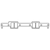 Cometic GM LT1/LT4 Gen-2 Small Block V8 .060in KF Intake Manifold Gasket Set-2.085in x 1.560in Ports