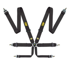 OMP First 3" 6 Point Harness - FIA Approved